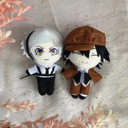 Bungo Stray Dogs: 20cm  Edogawa Rampo Plush Dazai Osamu Nakahara Chuuya Nakajima Atsushi Stuffed