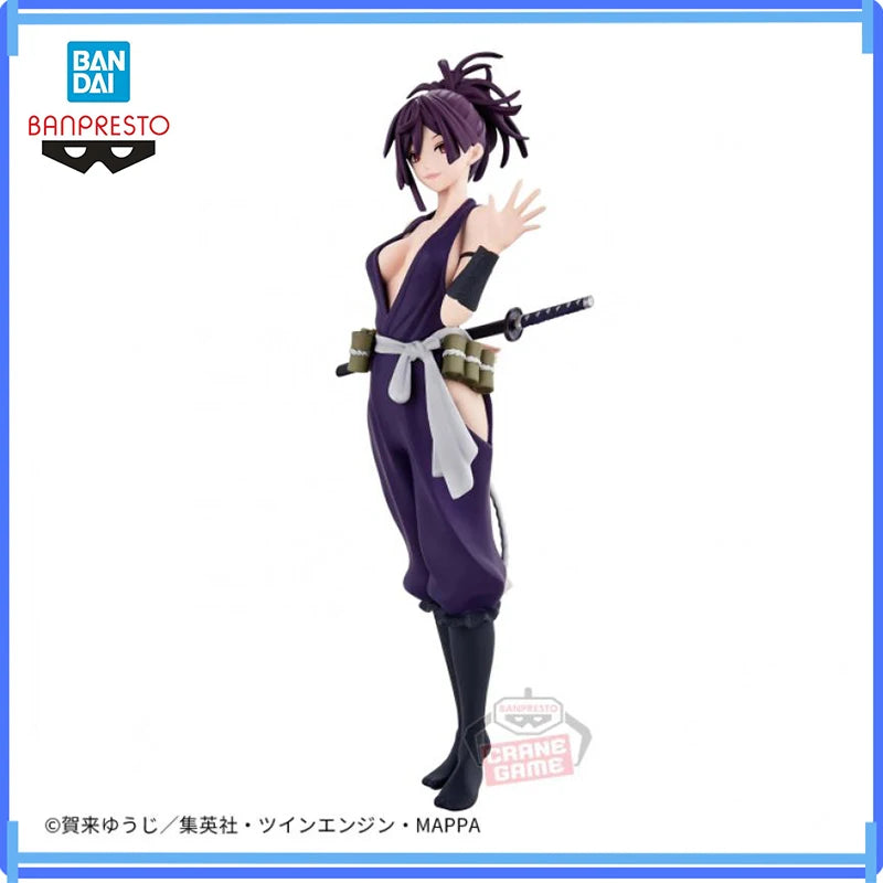 Hell's Paradise: Bandai In Stock Original Banpresto Dxf Yuzuriha Anime Action Figure Model Boxed Toys Gift Genuine