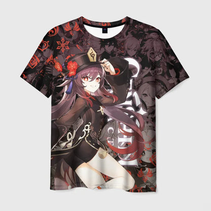 Genshin Impact: 3D Print Men's/Women's T-Shirts Summer Fashion Harajuku Short Sleeve Tee Top Oversized Streetwear