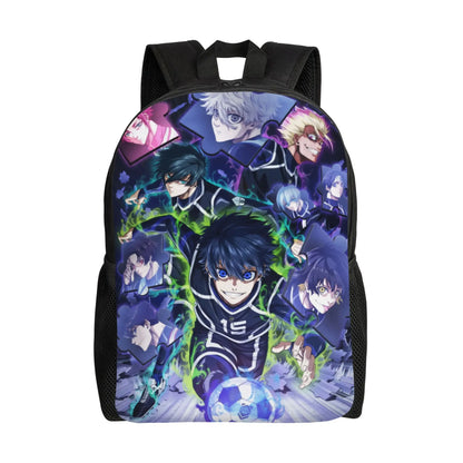 Blue Lock:  Backpack Trend Children School Bag  Laptop Backpack Kids Travel Shoulder Bag