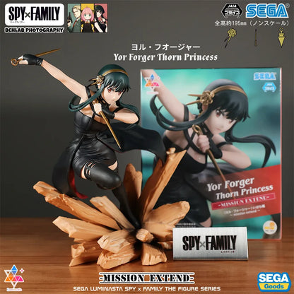 Spy x Family: Official SEGA Toy PM Series CODE White Movie Winter Outfit Statue Model Anya Yor Loid Forger Figure Anime Collectible