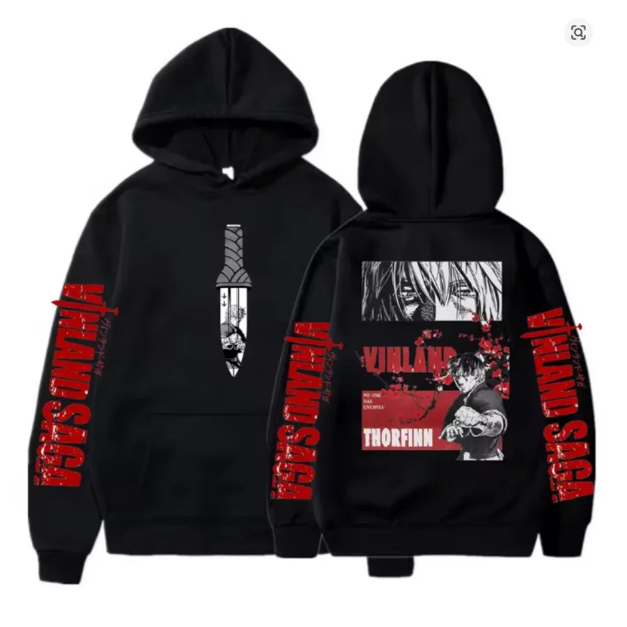 Vinland Saga:  Thorfinn Karlsefni Funny Hoodie Hip Hop Graphic Sweatshirt Poleron Hombre Streetwear Harajuku Tracksuit