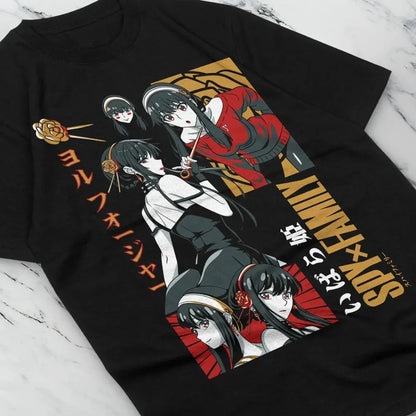 Spy x Family: Summer Anime Yor Unisex Graphics T-Shirt Manga All Size Graphic T Shirts Oversized Y2k T Shirt Women's Clothing