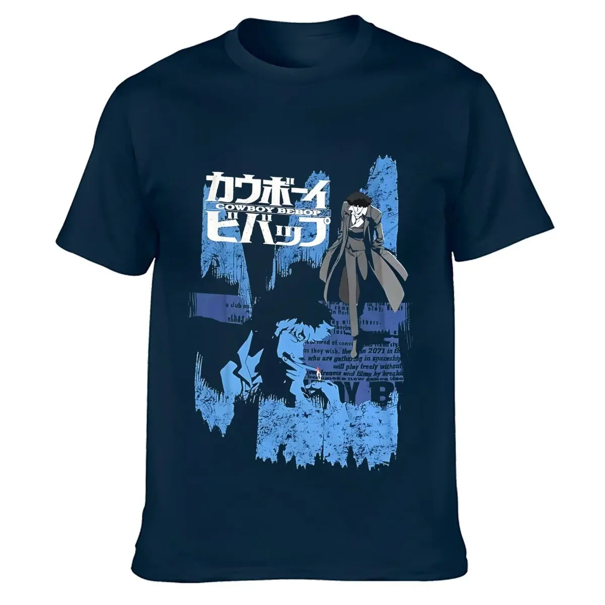 Cowboy Bebop : New Fashion Top Tees Spike Anime Opening Credits Officially Printed heavyweight Sweatshirt Licensed Adult T-Shirt