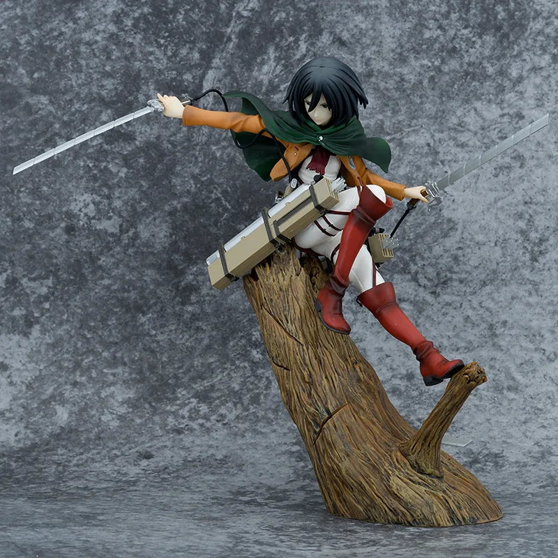 Attack on Titan: ARTFX J  Figure Mikasa Ackerman Action Figure Levi Ackerman PVC Statue Collectible Figurine Model Doll Toys