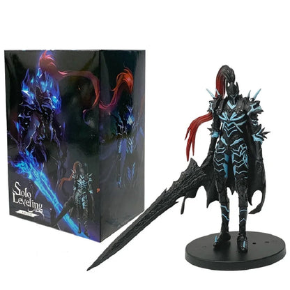 Solo Leveling Up Shadow Monarch Anime Figure Cha Hae-In Action Figure Q Version Igris/Beru Figurine PVC Collection Toys Gift