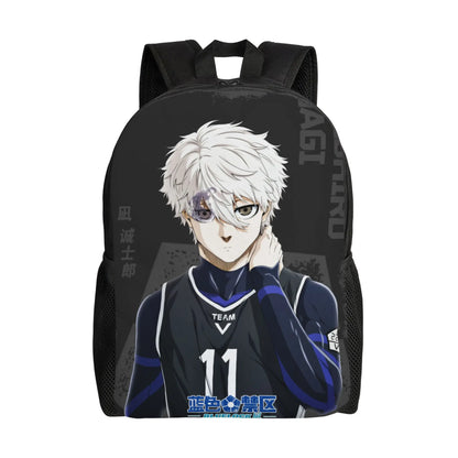 Blue Lock:  Backpack Trend Children School Bag  Laptop Backpack Kids Travel Shoulder Bag