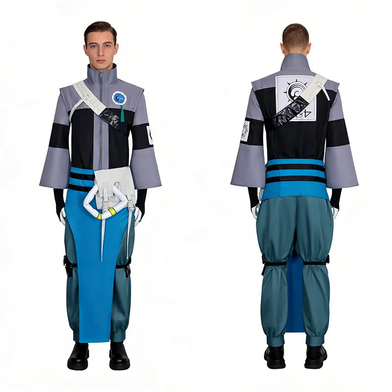 Gachiakuta: Zanka Nijiku Cosplay Costume Set Anime Style Battle Attire Disguise Role Playing Halloween Costume