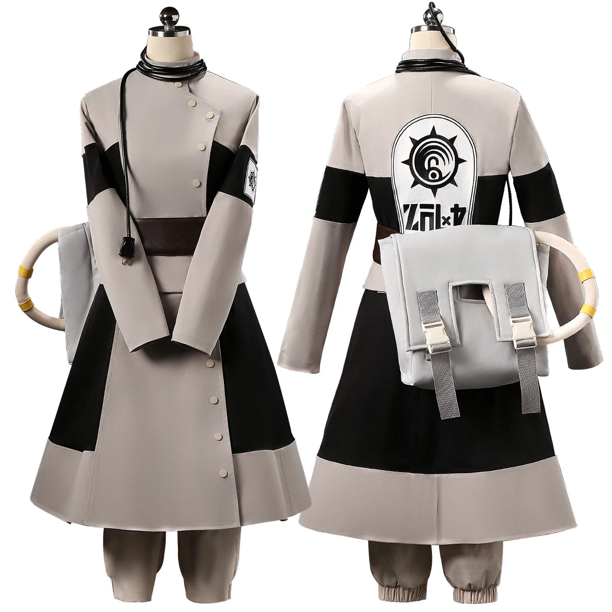 Gachiakut:  Eishia The Cleaner Cosplay Costume Convention Halloween Christmas Embroidery Top Pants Backpack