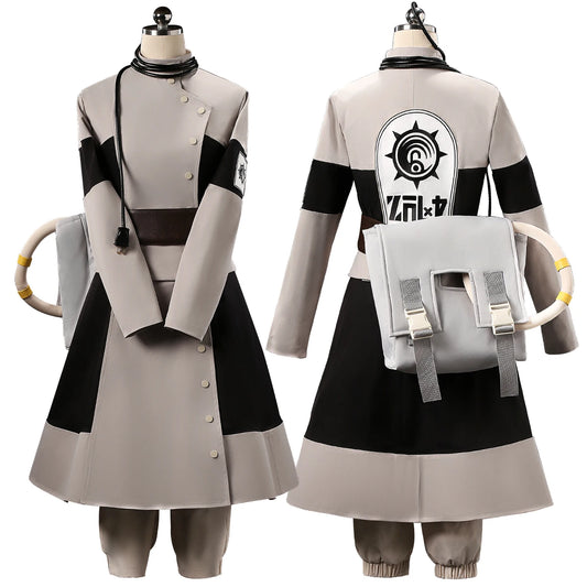 Gachiakut:  Eishia The Cleaner Cosplay Costume Convention Halloween Christmas Embroidery Top Pants Backpack