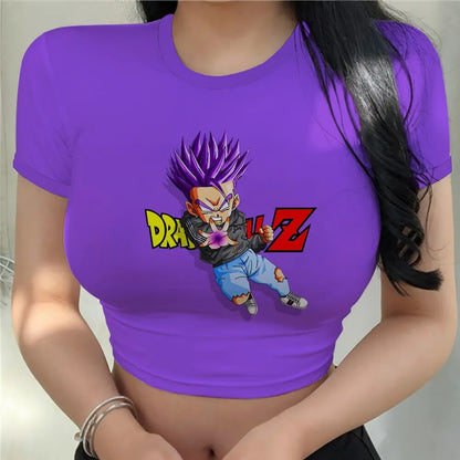 Dragon Ball: Super Saiyan Cute Crop Top