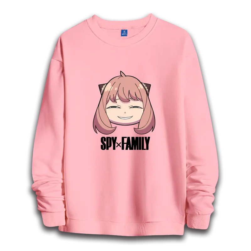 Spy x Family: anime sweatshirts  women's round neck top couple round neck hoodie couple loose casual fashion