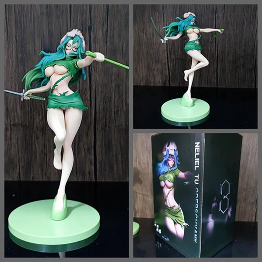 Bleach: Nelliel Sexy Anime Figure Neliel Tu Oderschvank changeable face Action Figure Figurine Collection Adult Model Toys