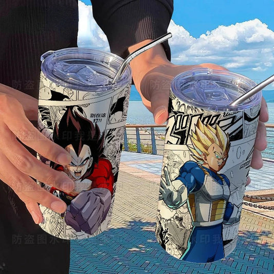 Dragon Ball: Creative Stainless Steel Insulated Cup Fashionable and High-Looking Straw Cup