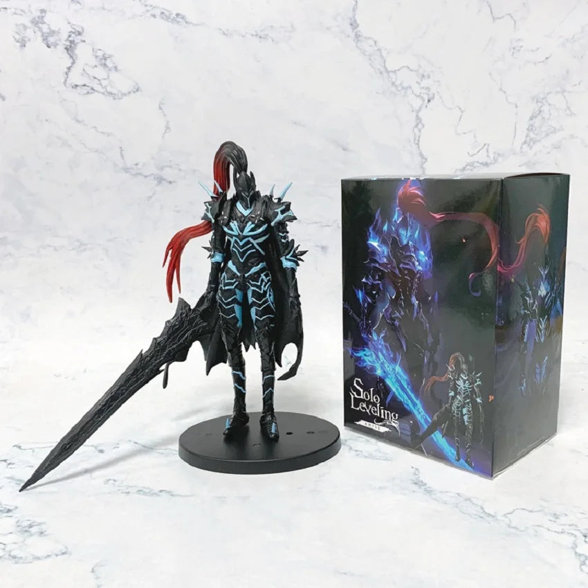 Solo Leveling Up Shadow Monarch Anime Figure Cha Hae-In Action Figure Q Version Igris/Beru Figurine PVC Collection Toys Gift