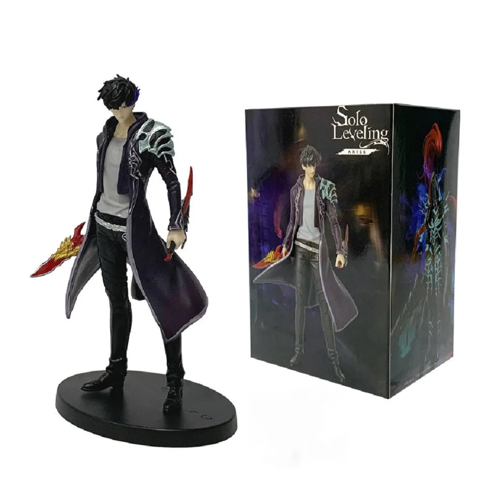 Solo Leveling Up Shadow Monarch Anime Figure Cha Hae-In Action Figure Q Version Igris/Beru Figurine PVC Collection Toys Gift