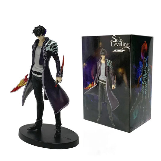 Solo Leveling Up Shadow Monarch Anime Figure Cha Hae-In Action Figure Q Version Igris/Beru Figurine PVC Collection Toys Gift