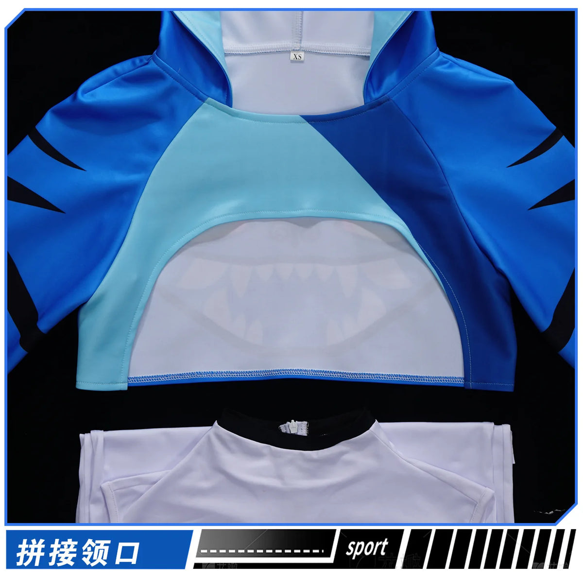 KPop Demon Hunters: Cosplay Costume Women Blue Tiger Hoodie Outfit Idol Style Anime Character Dress Stage Performance Party Event