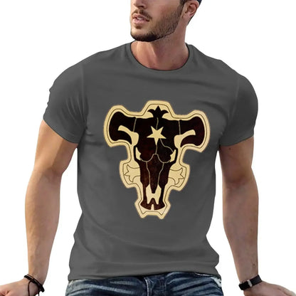 Black Clover: Black Bull T-Shirt tees aesthetic clothes cotton t-shirt Summer fashion New Arrival Cotton Short Sleeve
