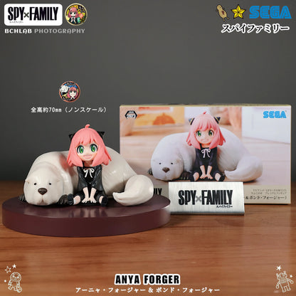 Spy x Family: Official SEGA Toy PM Series CODE White Movie Winter Outfit Statue Model Anya Yor Loid Forger Figure Anime Collectible