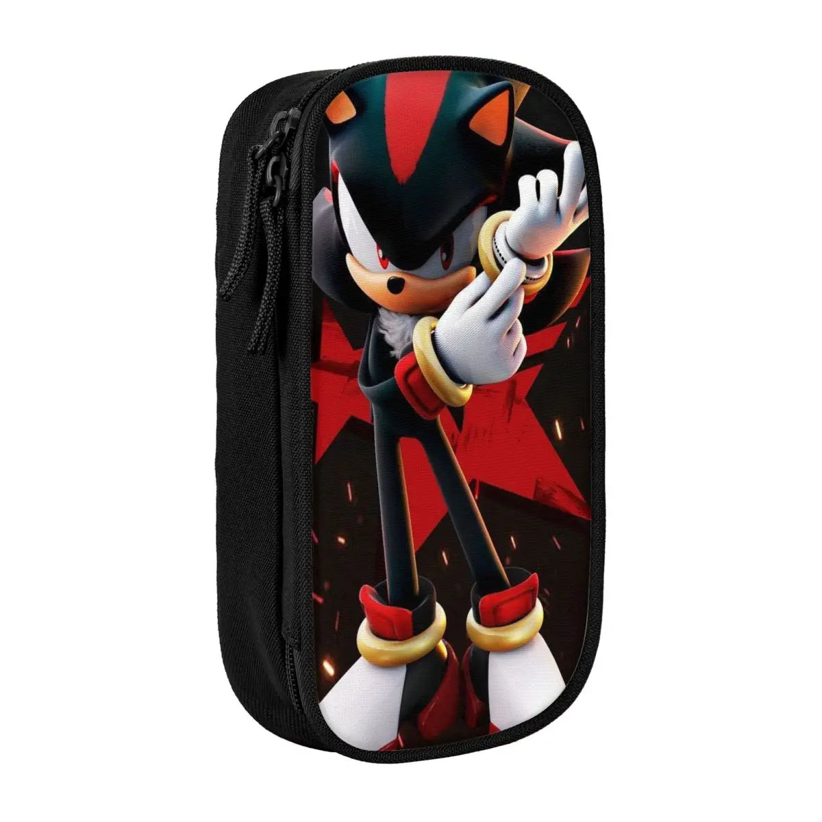 Sonic The Hedgehog: Classic Shadow The Hedgehog Pencil Cases Pencil Pouch Pen for Student Big Capacity Bag Students School Gifts Stationery