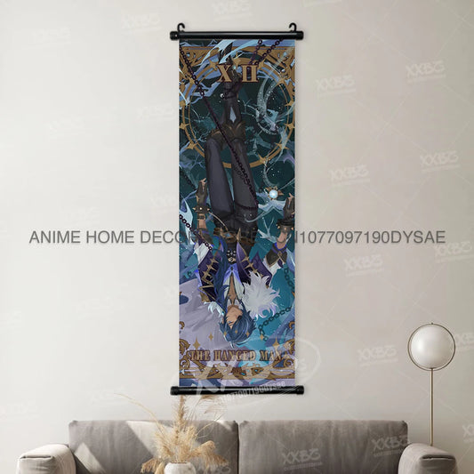 Genshin Impact: Posters Kamizato Ayaka Home Decor Klee Decorative Painting Barbara Scrolls Picture Arataki Itto Wall Artwork Sayu