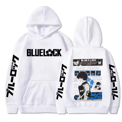 Blue Lock: Isagi Yoichi Printed Hooded Men Women Hot Manga Printed Hoodies Streetwear Harajuku