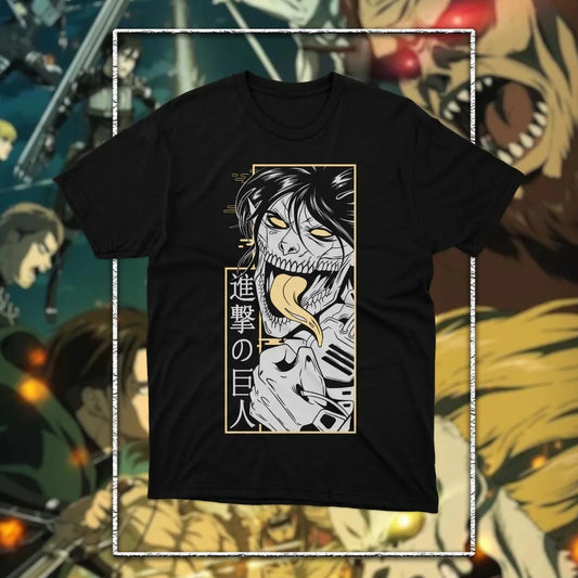 Attack on Titan: Graphic Printed T-shirt Men's and Women's T-shirt Men's Top Sports T-shirt 2026 Summer New