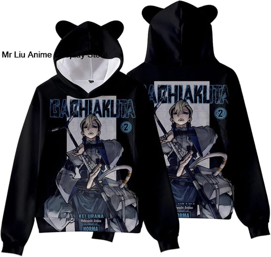 Gachiakuta: Hoodie Sweatshirt Sweater Costume Clothing Pullover Hooded with Ear Hat