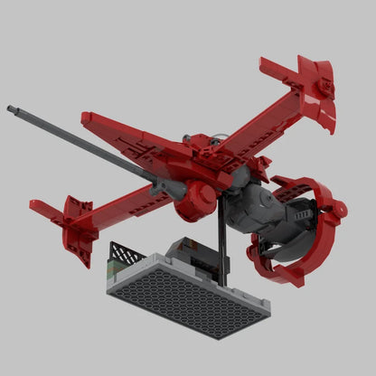 Cowboy Bebop: 716pcs MOC Swordfish II Space Model Building Blocks Toys Construction Christmas Gift Idea Education Kids Birthday