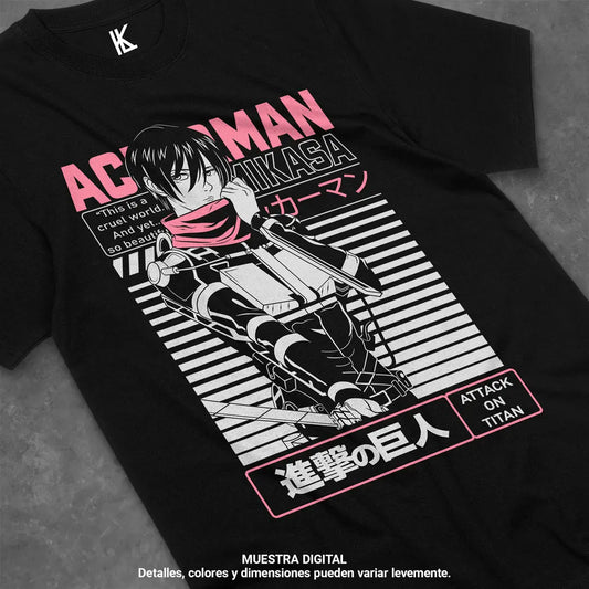Attack on Titan Levi: Ackerman Print T-shirt Women's Men's Anime Short Sleeves Ovesized Graphics Y2k Tee T-shirt Clothing