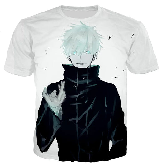 Jujutsu Kaisen: Satoru Gojo T Shirt Men/women 3D Print T-shirt Casual Harajuku Style Shirts Streetwear Tops Dropshipping Clothing