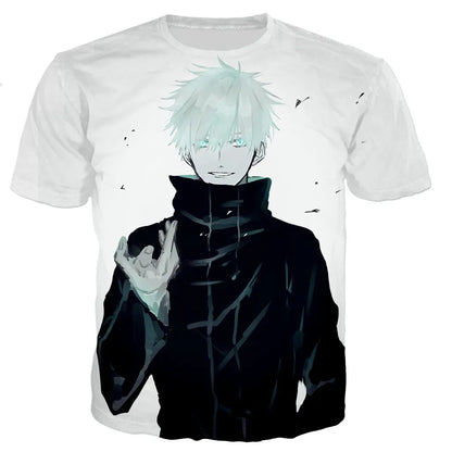 Jujutsu Kaisen: Satoru Gojo T Shirt Men/women 3D Print T-shirt Casual Harajuku Style Shirts Streetwear Tops Dropshipping Clothing