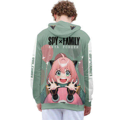 Spy X Family: D Teens Boys Tops Girls Cartoon Harajuku Hoodie Streetwear Japan Anime Spy X Family Anya Forger Cosplay Hoodies Sweatshirt