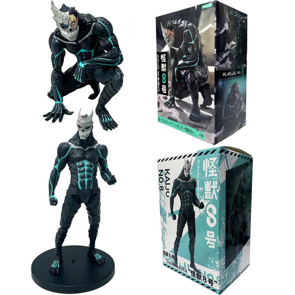 Kaiju No. 8 :  Amine  Figure Kafka Hibino Mina Ashiro Skeleton Creative PVC Model Toys Kids Action Statue Doll Gifts