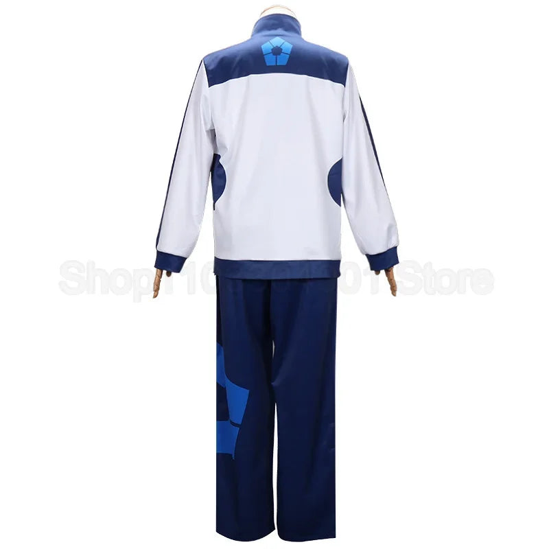 Anime Reo Nagi Bachira Isagi Chigir Cosplay Costume Full-Zip Pocket Sportswear Tracksuit Hoodie Reo Nagi Bachira Isagi Chigiri