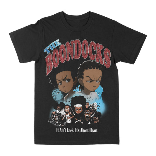 The Boondocks: Graphic T-shirts Printed T-shirts Summer Luxury Brand Cotton Men's and Women's T-shirts Short Sleeves