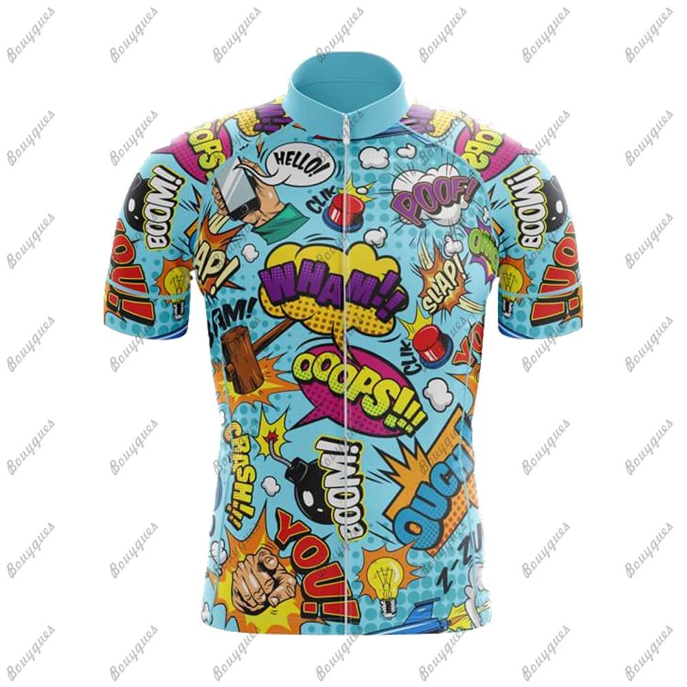 Yowamushi Pedal: Team Men Cycling Jersey MTB Maillot Bike Shirt Downhill Jersey High Quality Pro Team Tricota Mountain Bicycle Clothing
