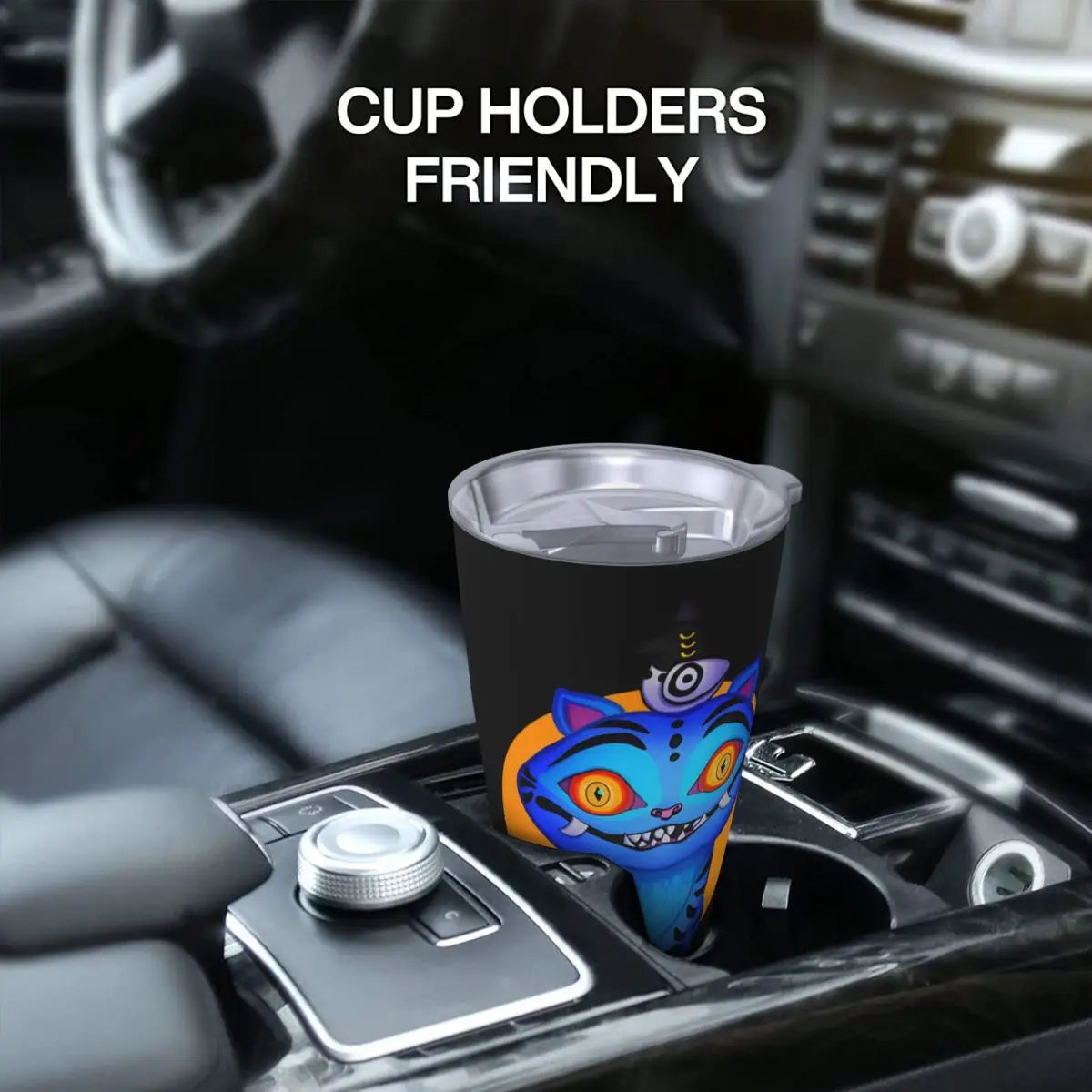 KPop Demon Hunters - Derpy  Insulated Tumbler with Lid Vacuum Thermal Mug Outdoor Travel Car Bottle Cup, 20oz