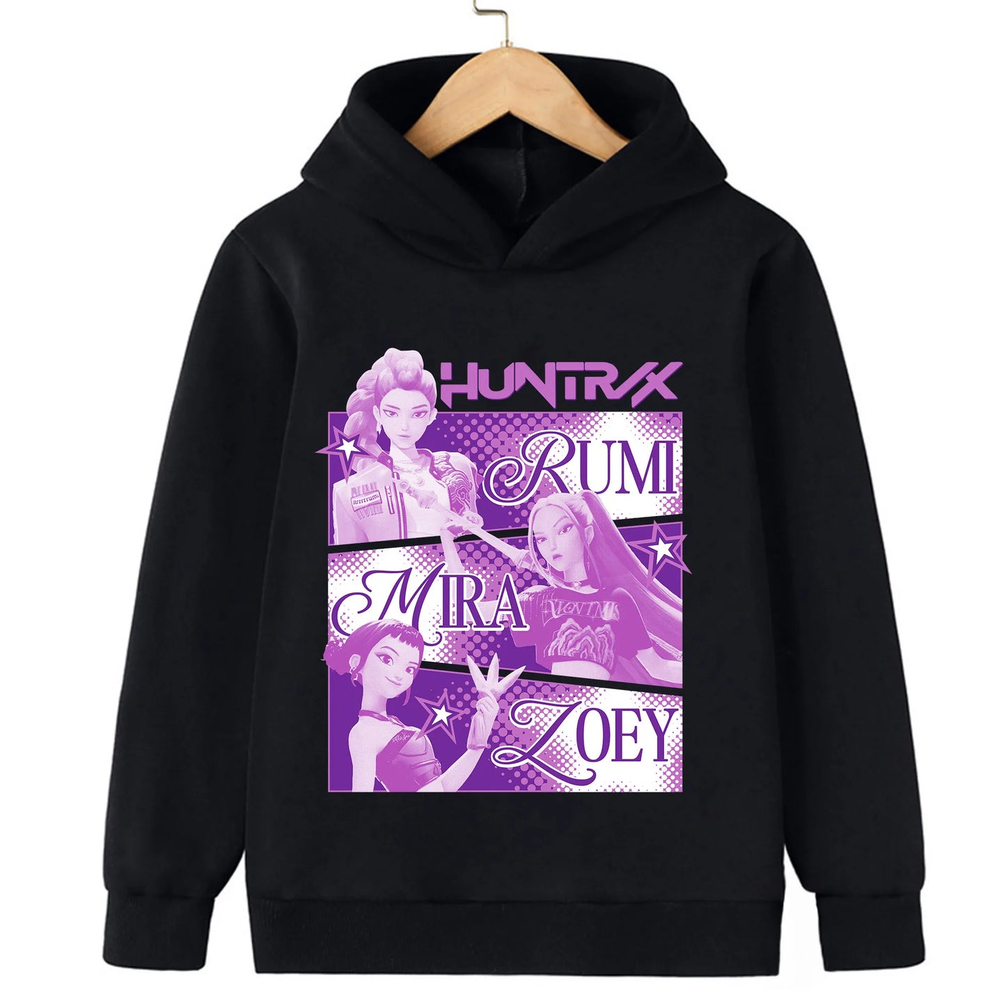 KPop Demon Hunters : Toddler Girl Clothes Demon Hunters Fashion Hoodie Clothes Child Girl Movie New Sweatshirts Casual Tops