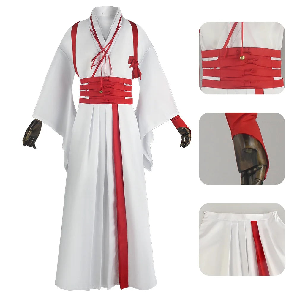 Hell's Paradise: Jigokuraku Cosplay Gabimaru Sagiri Yamada Asaemon Cosplay Wig Costume Uniform Full Set Halloween Carnival Clothes