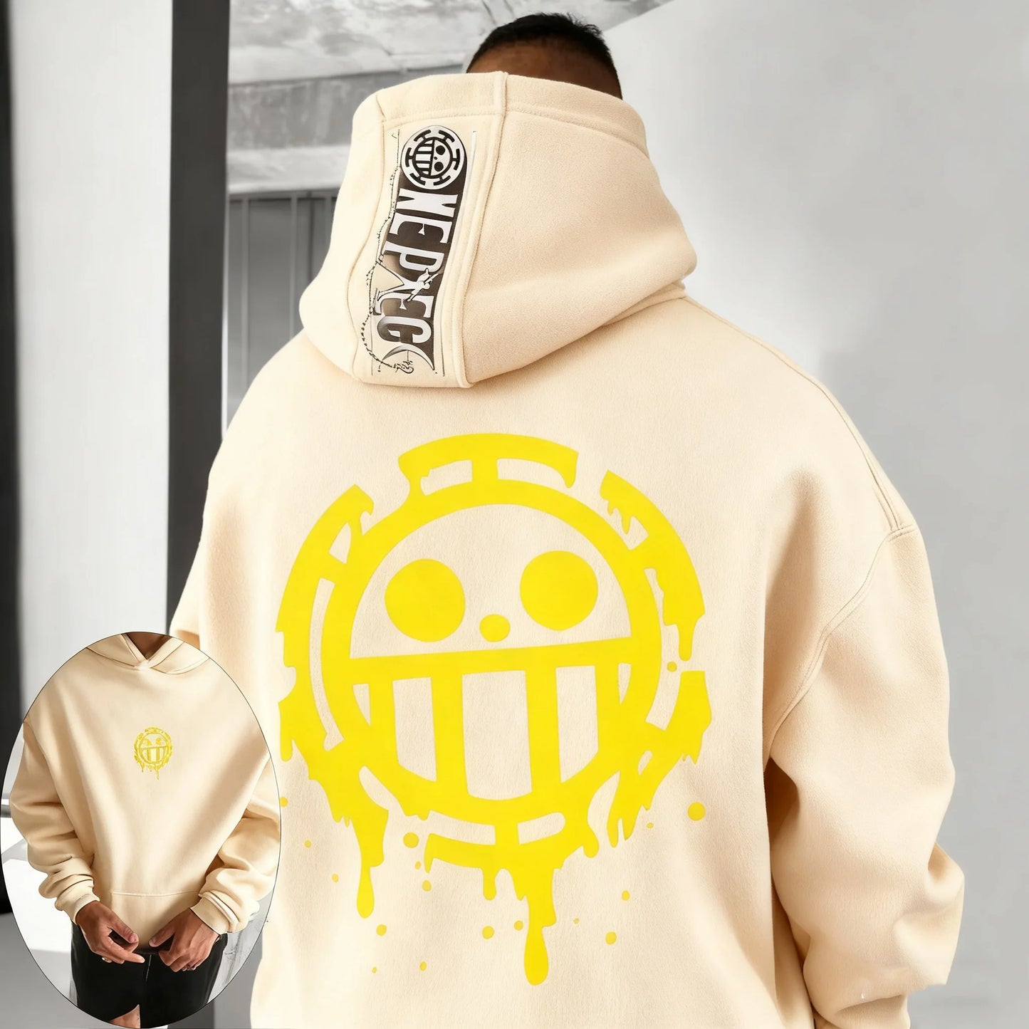 One PIece: Hoodie Sweater Trafalgar Law Japan Anime Summer Autumn New Boys Children's Long Sleeve Parent-Child Wear
