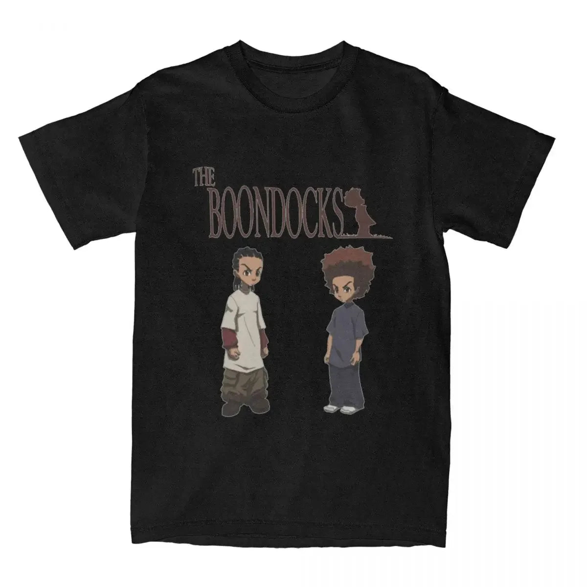 The Boondocks: Riley Huey Freeman T Shirt Stuff 100% Cotton Clothes Vintage Short Sleeve Tee Graphic Printing T-Shirt