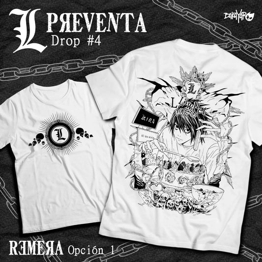 Death Note: Kira Ryuk - T-Shirt  L Manga Strip Horror Anime Black Tee Shirt All Size Cotton