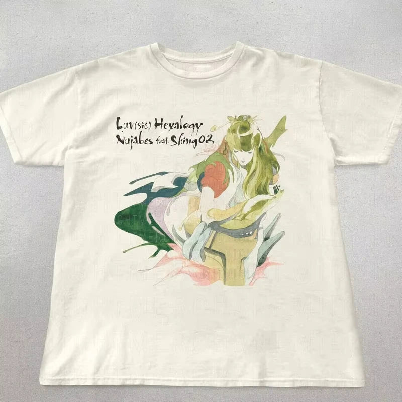 Samurai Champloo: Nujabes Luv Sic T-shirt, Hip hop Graphic tee, Nujabes tee, Japanese graphic tees, Luv Sic Hexalogy album tee, Hip Hop lover gift