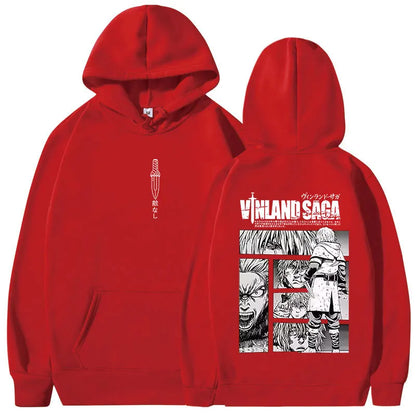 Vinland Saga: Hoodies Manga Thorfinn Karlsefni Graphic Men's Women Clothing Hooded Sweatshirts Harajuku Oversized Pullovers