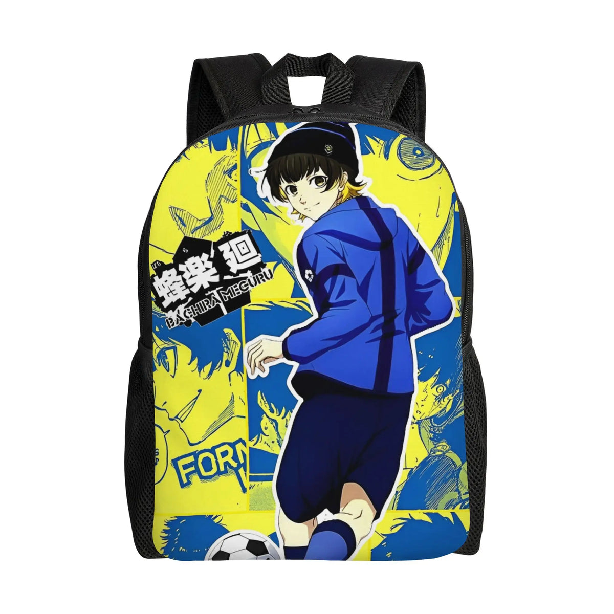 Blue Lock:  Backpack Trend Children School Bag  Laptop Backpack Kids Travel Shoulder Bag