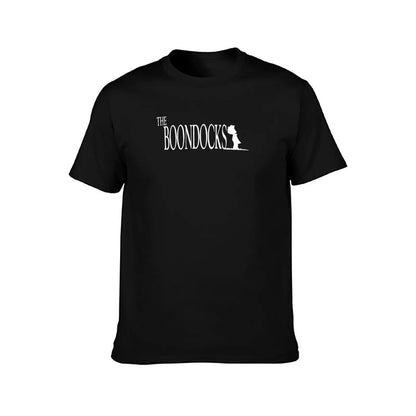 Simple Boondocks Design T-Shirt graphic t shirt vintage cotton man t-shirts Funny t-shirt Man t-shirt Men's
