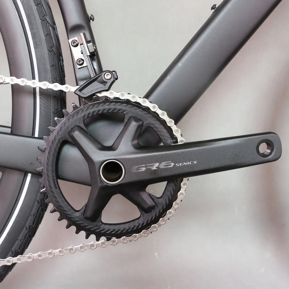 Yowamushi Pedal: SENSAH 1X12S Hydraulic Groupset Gravel Bike Cyclocrossy Bicycle GR042 Aluminum Wheelset 45/48/51/54cm Size