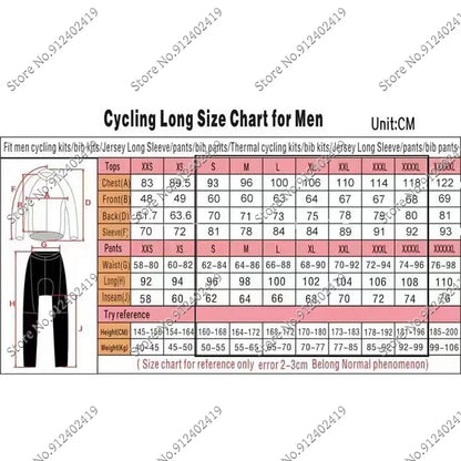 YOWAMUSHI PEDAL:Cycling Jersey 2025 Set Team Long Sleeve Cycling Clothing Bike Thermal Jacket Suit Pants Bib MTB Ropa Maillot